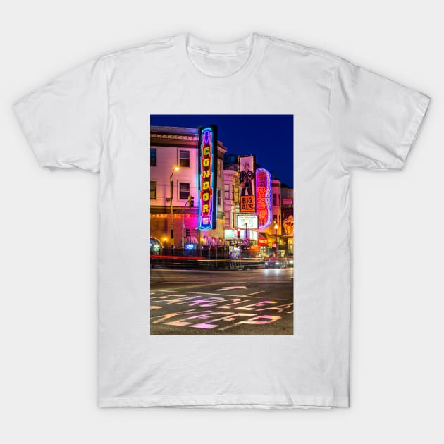 San Francisco Topless Bars T-Shirt by jforno